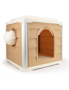 casa para mascotas tamaño pequeño o mediano